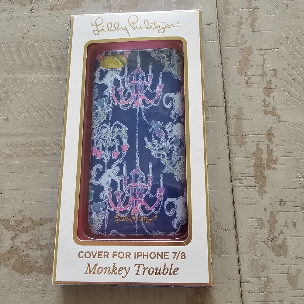 Lilly Pulitzer phone cover for iPhone 7/8 Monkey Trouble